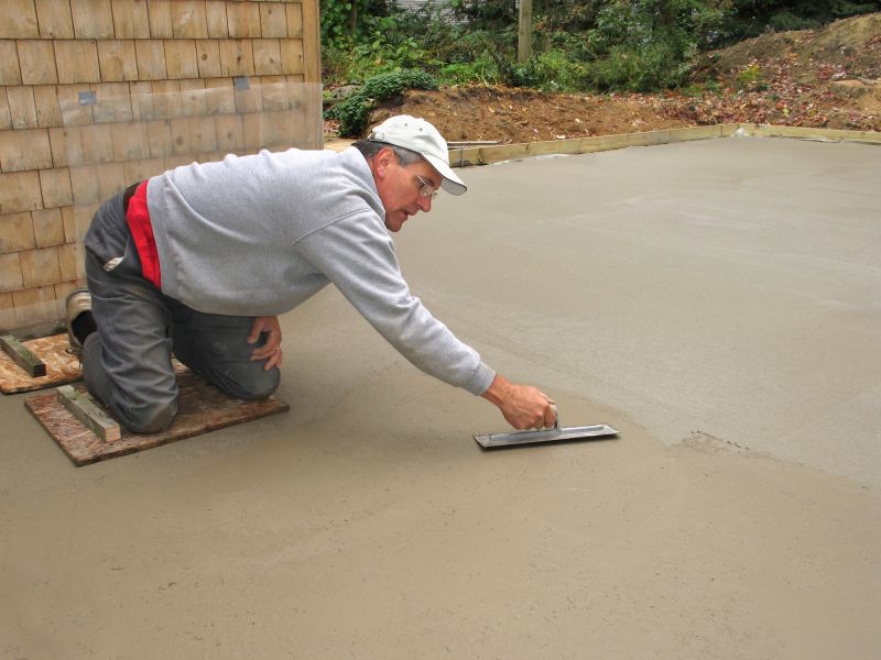 Garage Concrete Finishing