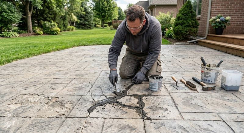 Decorative Concrete Repair in Medina, OH