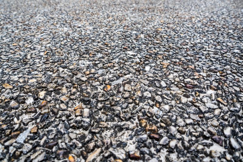 Garage Floor with Exposed Aggregate