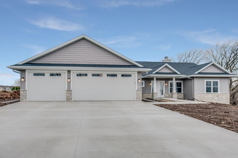 Sealed and Stained Garage