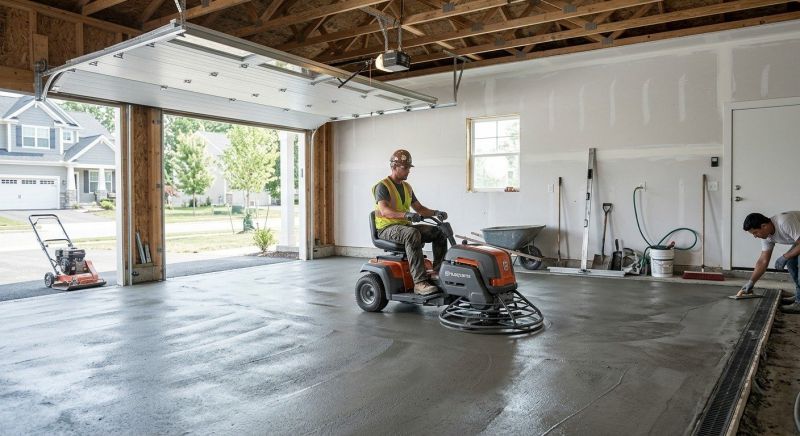 Garage Concrete Finishing Service